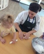 Cooking with our chef