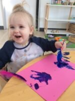 Painting with feathers